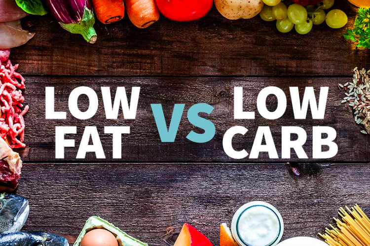 Diet rendah lemak dan diet rendah karbohidrat