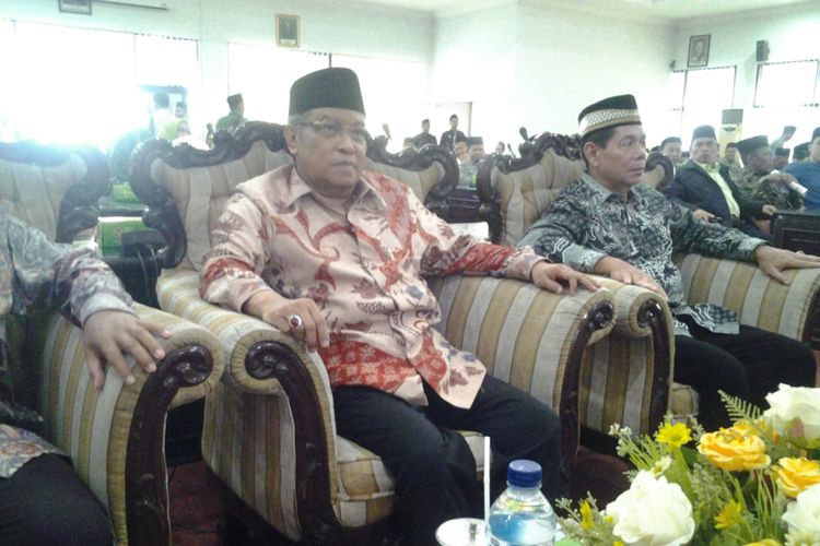 Ketua Umum PBNU,  Said Aqil Siradj,  saat di Kendal. 