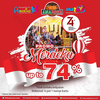 Promo Amazone Indonesia di Hari Kemerdekaan RI ke-74.