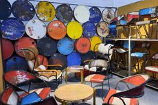 Nafarrel Furniture Tawarkan Furnitur dari Material Drum Bekas