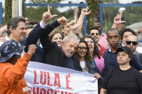 Mantan Presiden Brasil dari Sayap Kiri Dibebaskan dari Penjara