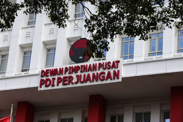 Foto stok: Kantor DPP PDI Perjuangan, Jalan Diponegoro, Jakarta.