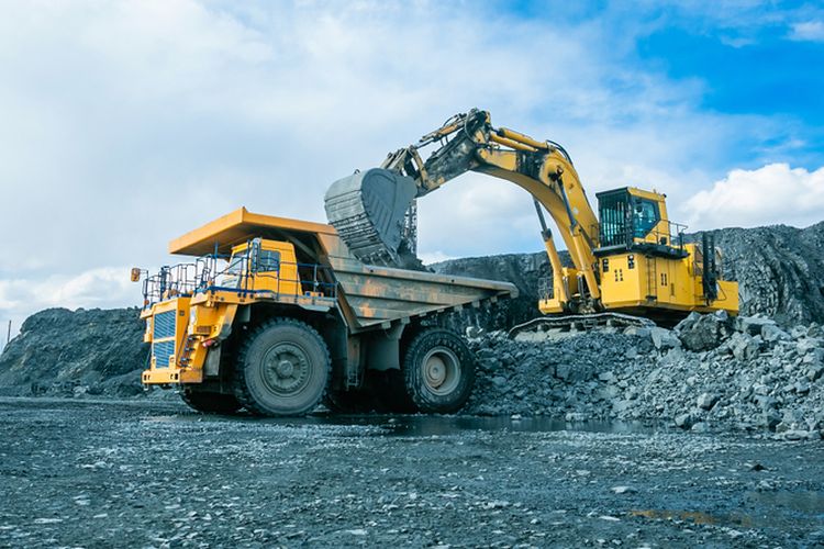 Ilustrasi nikel, penambangan nikel.