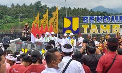 Resmikan Bendungan Danu Kerti di Bali, Jokowi: Anggaran yang Dikeluarkan Rp 820 M, Banyak Sekali