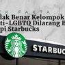 INFOGRAFIK: Tidak Benar Kelompok LGBTQ Dilarang Beli Kopi Starbucks