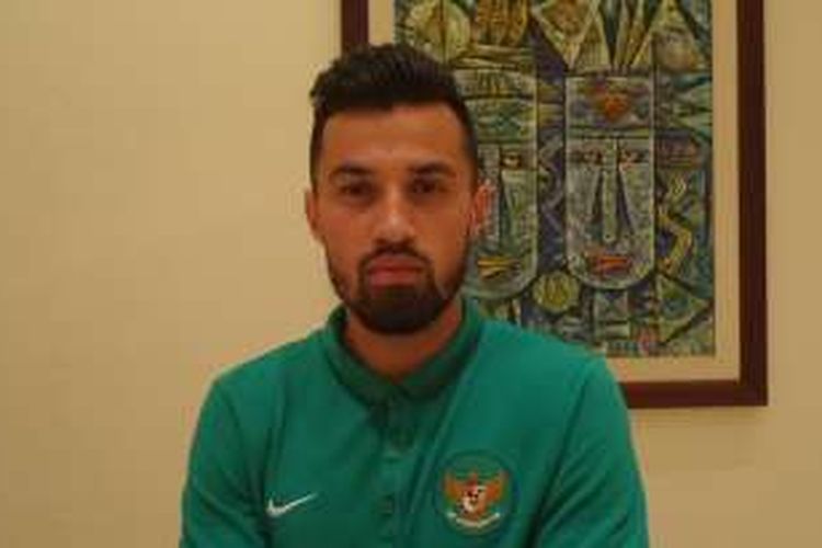 Gelandang tim nasional Indonesia, Stefano Lilipaly. 