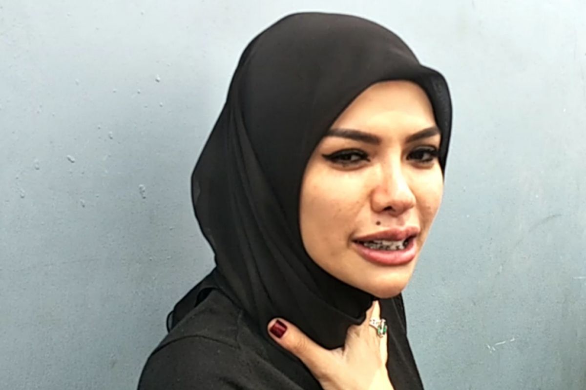 Nikita Mirzani ditemui di Studio TransTV, Mampang, Jakarta Selatan, Senin (8/10/2018).