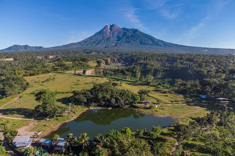 Kendalsari or Karangkendal Dam in Kemalang, Klaten, Central Java.