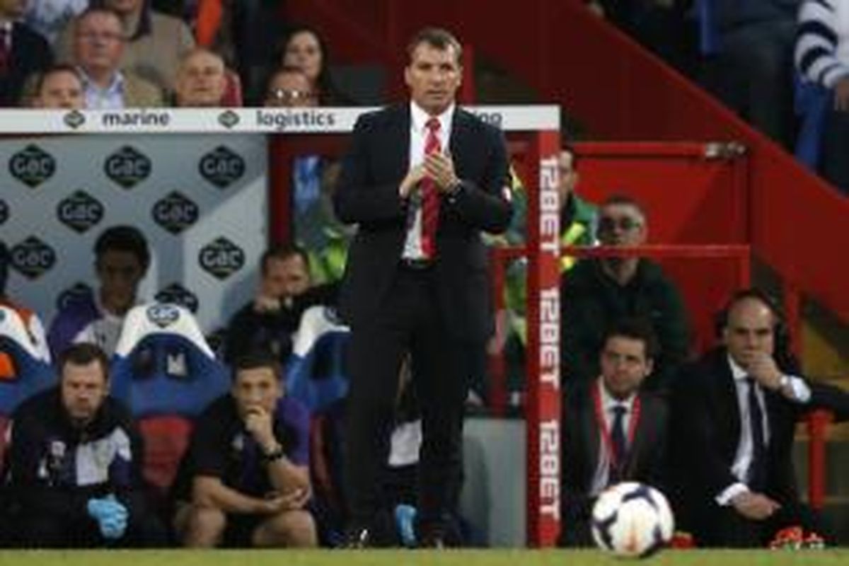 Manajer Liverpool, Brendan Rodgers.