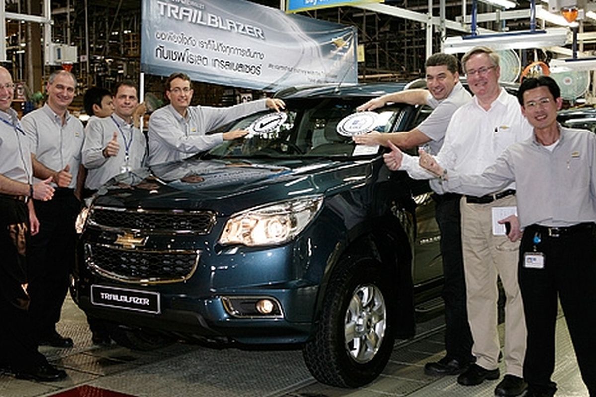 All-New Chevrolet Trailblazer pertama dibuat di Thailand Thailand