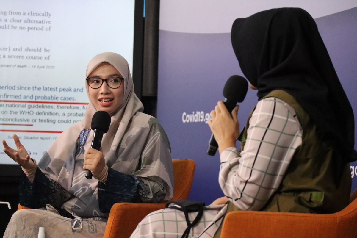 Tim Pakar Gugus Tugas Percepatan Penanganan Covid-19 Dewi Nur Aisyah