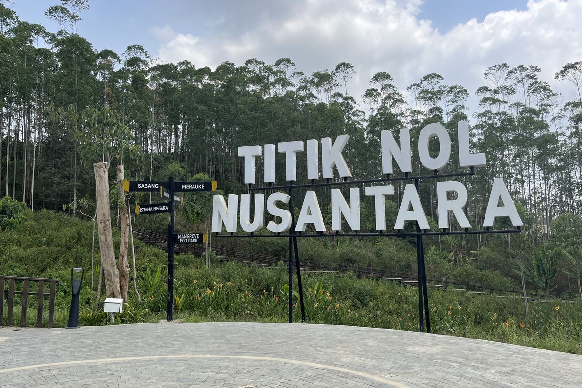 Titik Nol Nusantara, Kalimantan Timur, Selasa (3/10/2023).