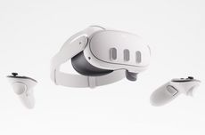 Headset VR Meta Quest 3 Resmi, Berbasis Mixed Reality Mirip Apple Vision Pro