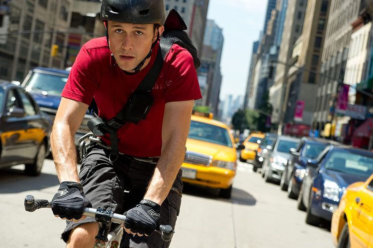 Joseph Gordon-Levitt berperan sebagai Wilee dalam film Premium Rush (2012).