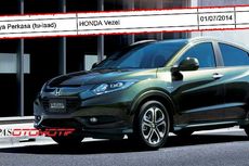 Honda Vezel Sudah Terdaftar di TPT