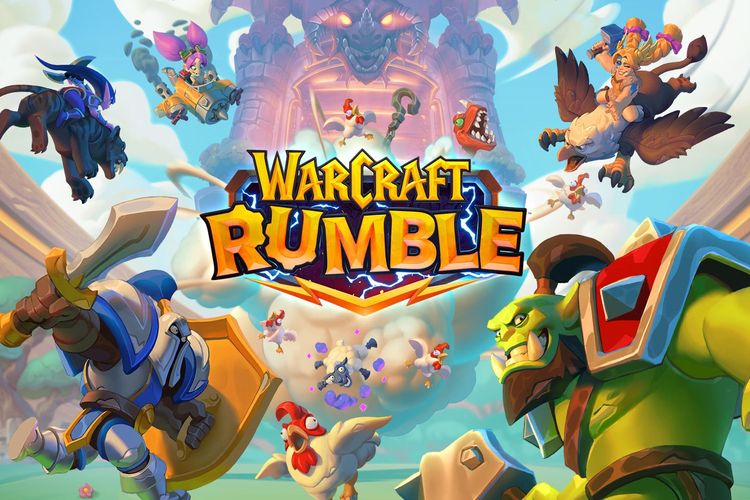 Ilustrasi game Warcraft Rumble.