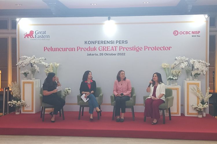 Konferensi pers Peluncuran Produk GREAT Prestige Protector, Selasa (26/10/2022)