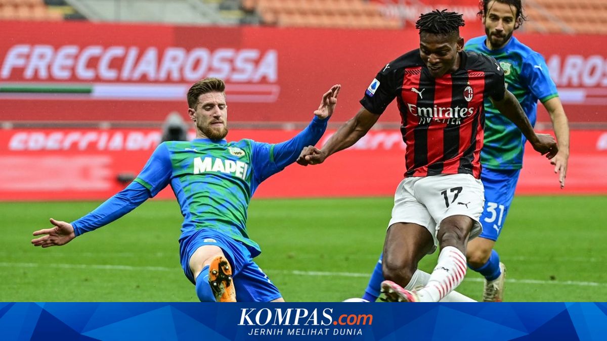 Hasil AC Milan Vs Sassuolo - Kena "Comeback", Kans Rossoneri Juara Menipis