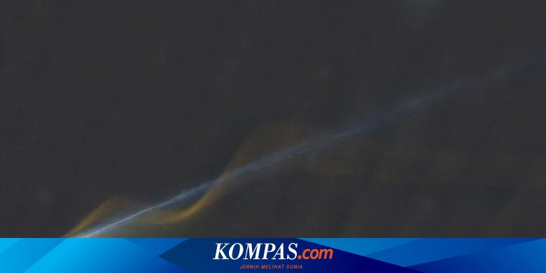レモン彗星が流星に巻き込まれた模様