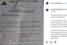 Unggahan Viral Warga Green Garden Jakbar Keluhkan Kucing Liar Diberi Makan, Katanya Bikin Lingkungan Kotor