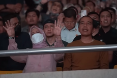 Ketika Iriana Jokowi Asyik Goyang dan Nyanyi dalam Konser Dewa 19 di Medan