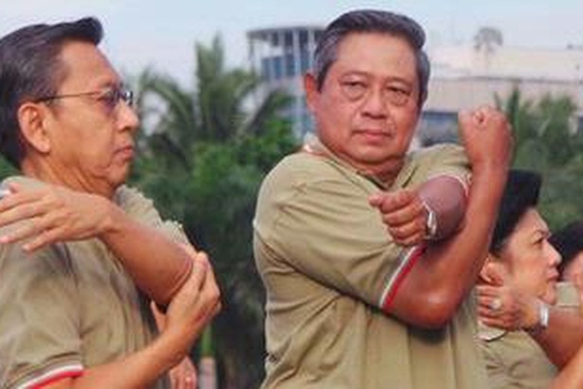 Presiden SBY (kanan) dan Wakil Presiden Boediono (kiri)