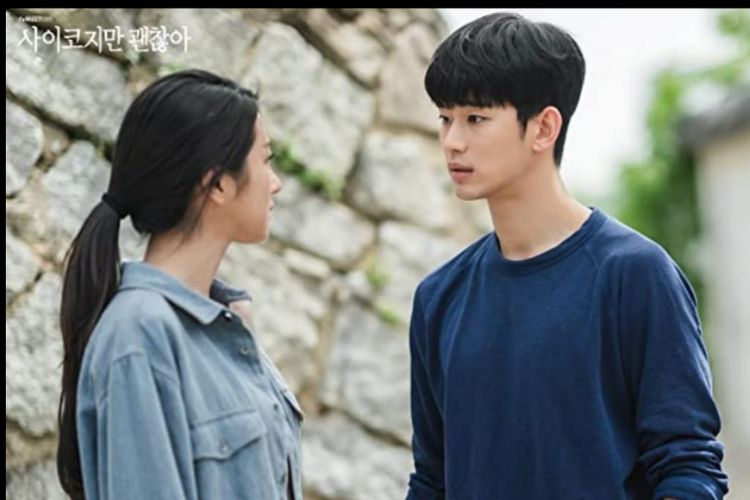 Seo Ye Ji dan Kim Soo Hyun dalam drama korea Its Okay to Not Be Okay (2020)