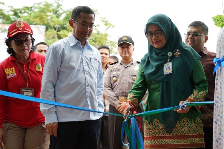 Pameran hasil karya peserta VOTED, di Lapangan Taman Angsana Riau, Sabtu (23/11/2019).