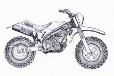 Konsep Big Wheels Bike, Yamaha XSR155 Pakai Ban Gendut