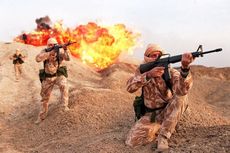 Kehabisan Peluru, Personel SAS Bunuh Anggota ISIS Pakai Sekop