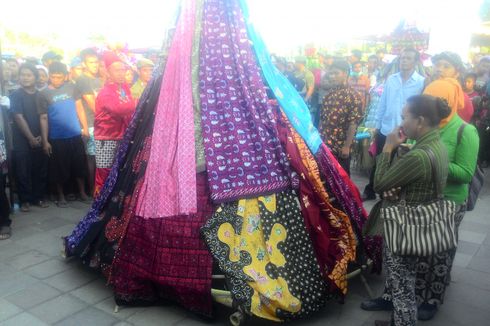 Uniknya Gunungan Batik dari Desa Lendah, Kulon Progo