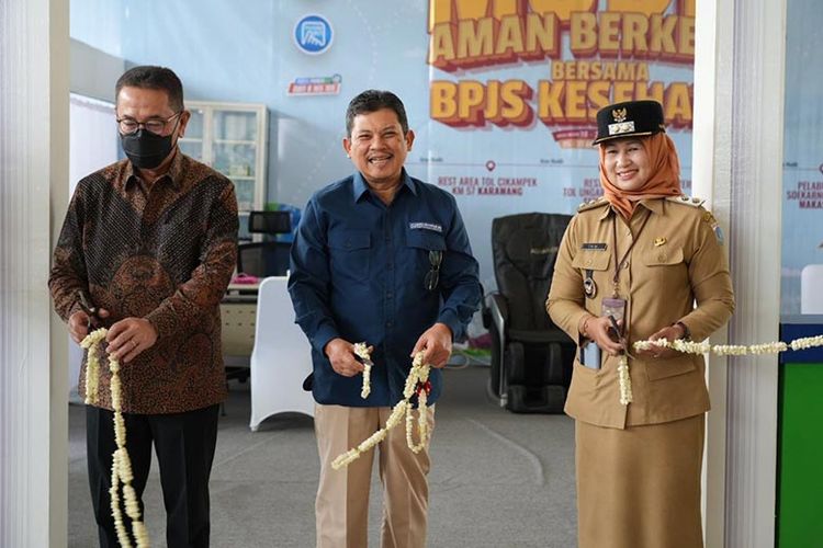 Peresmian Posko Mudik BPJS Kesehatan. 