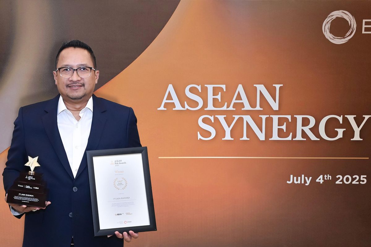 Jasa Raharja meraih prestasi membanggakan sebagai juara pertama kategori Public Initiatives Award dalam ajang ASEAN Risk Awards (ARA) 2025. 
