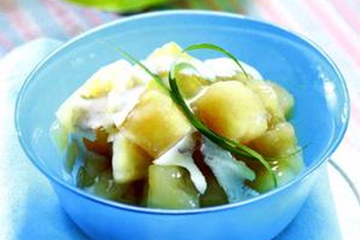 Singkong Santan Manis (Sweet Cassava)