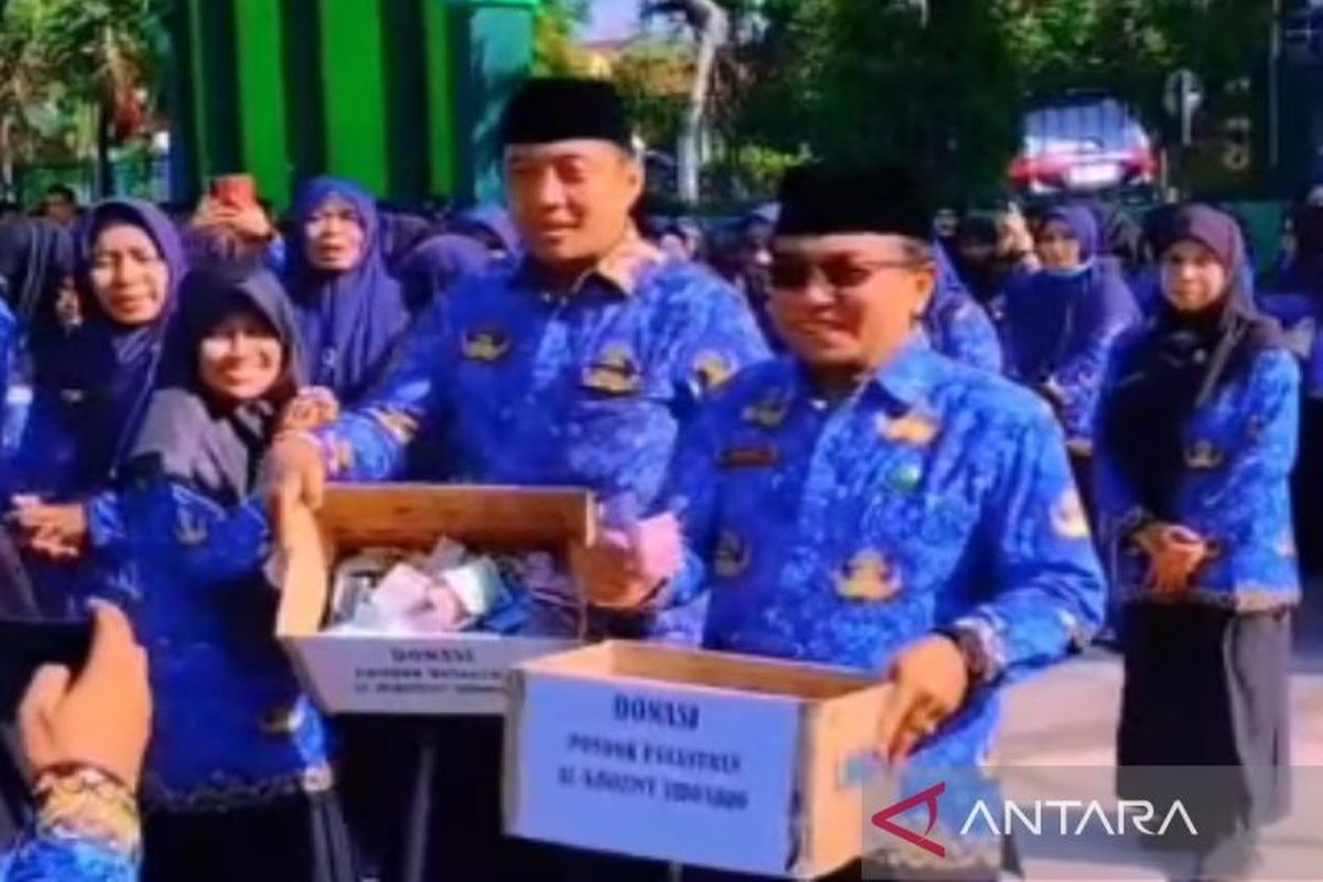 Dokumen penggalangan dana untuk korban reruntuhan bangunan pesantren di Pondok Pesantren Al-Khoziny, Sidoarjo oleh Kemenag Sampang. 