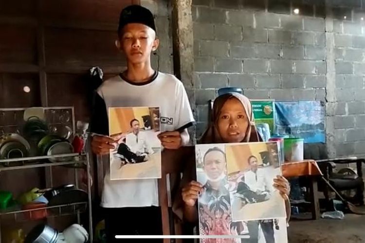 POSTING?Keluarga korban memposting video yang meminta agar Presiden Jokowi, Kapolri, Gubernur Jateng dan Bupati Wonogiri membantu menemukan Sunaryo yang sudah menghilang sebulan lebih.