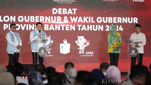 Hasil Quick Count Pilkada Banten 2024 Charta Politika Data 50 Persen: Andra-Dimyati Unggul 57,45 Persen