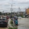 Kota Palembang Terendam Banjir Luapan Anak Sungai Musi, Jalanan Macet