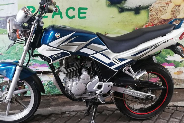 Tampilan Yamaha Scorpio dengan kapasitas mesin 225 cc