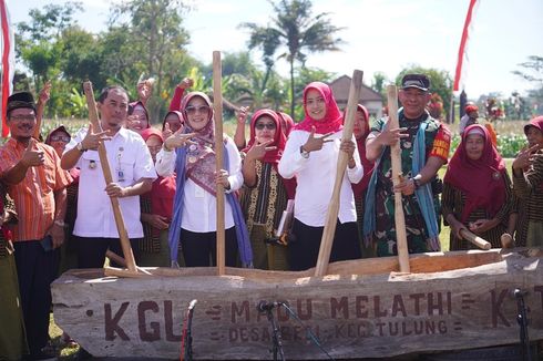 Bangun Infrastruktur Jalan, TMMD Sengkuyung Tahap II Dilaksanakan di Desa Beji Tulung