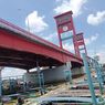 Sempat Tersambar Api, Jembatan Ampera Tetap Aman Dilintasi Kendaraan