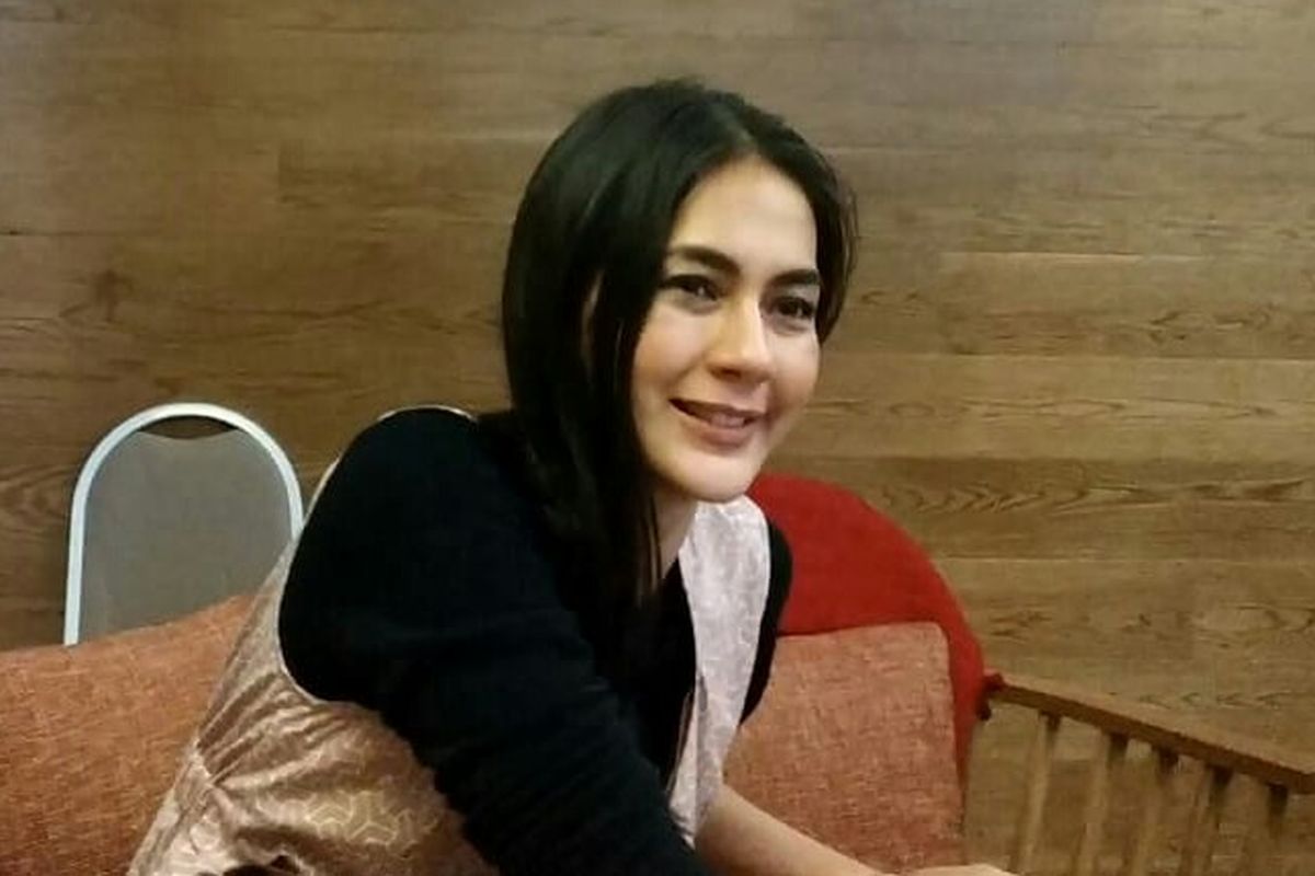 Model dan artis peran Paula Verhoeven saat ditemui di Plaza Indonesia, kawasan MH Thamrin, Jakarta Pusat, Minggu (12/5/2019).