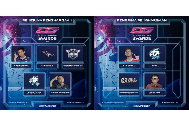 Mobile Legends: Bang Bang Jadi Game of The Years di Dunia Games Awards 2021  - Tekno