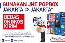 JNE – PopBox Gratis Ongkos Kirim Bagi Pelanggan di Jakarta