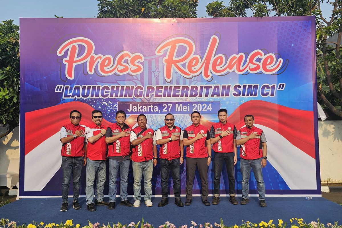 Ducati Official Club Indonesia dukung kebijakan Polisi yang meluncurkan SIM C1
