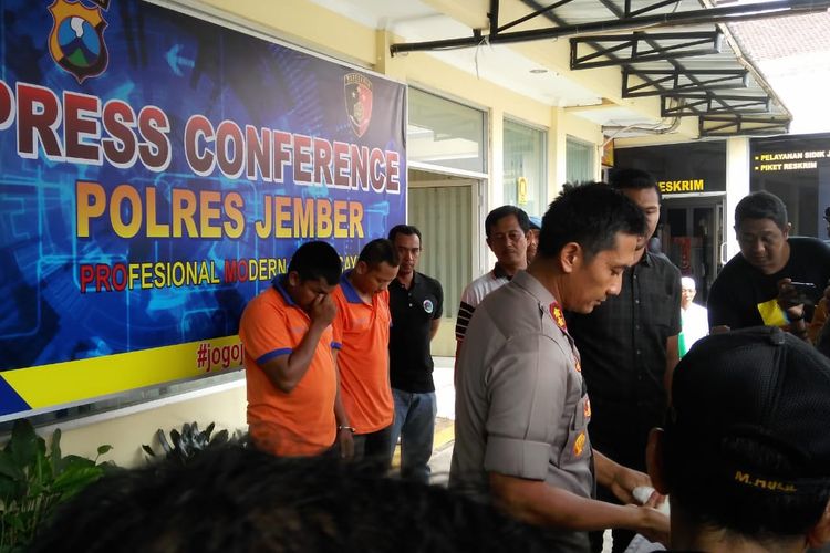 Polres Jember tangkap dua pengedar narkotika di kawasan kampus