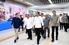 Presiden Jokowi Puji Konstruksi Stasiun Kereta Cepat Jakarta-Bandung