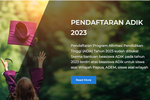 Ini 3 Keuntungan dan Syarat Daftar Beasiswa ADik 2023