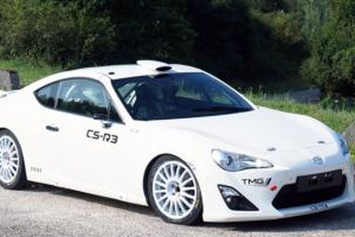 Toyota 86 versi reli, GT86 CS-R3 akan diuji coba di WRC 2014.