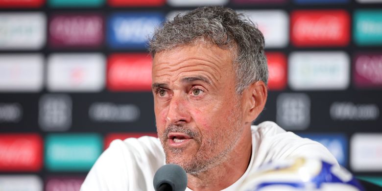 Pelatih Paris Saint-Germain (PSG), Luis Enrique.